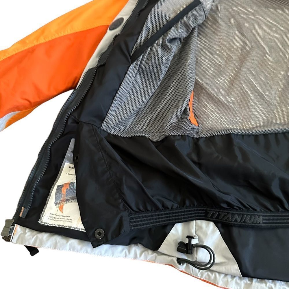 Columbia Jacket Titanium Interchange Ski Rain Ora… - image 6